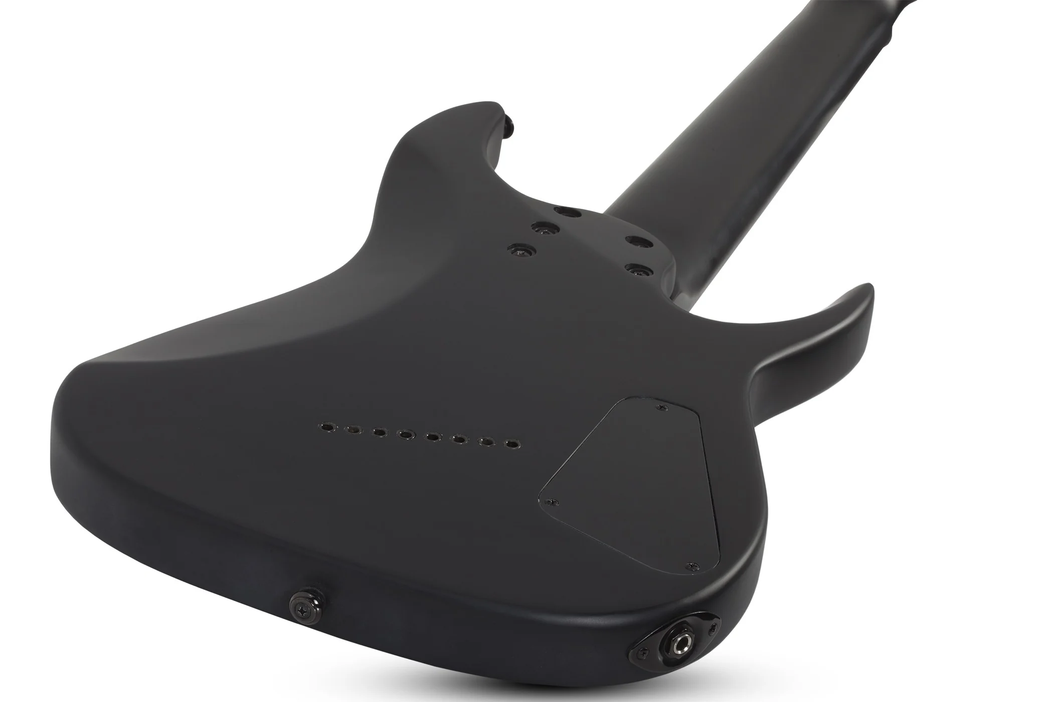 Schecter Damien-8 MS Left-Handed Electric Guitar - Satin Black - Image 9