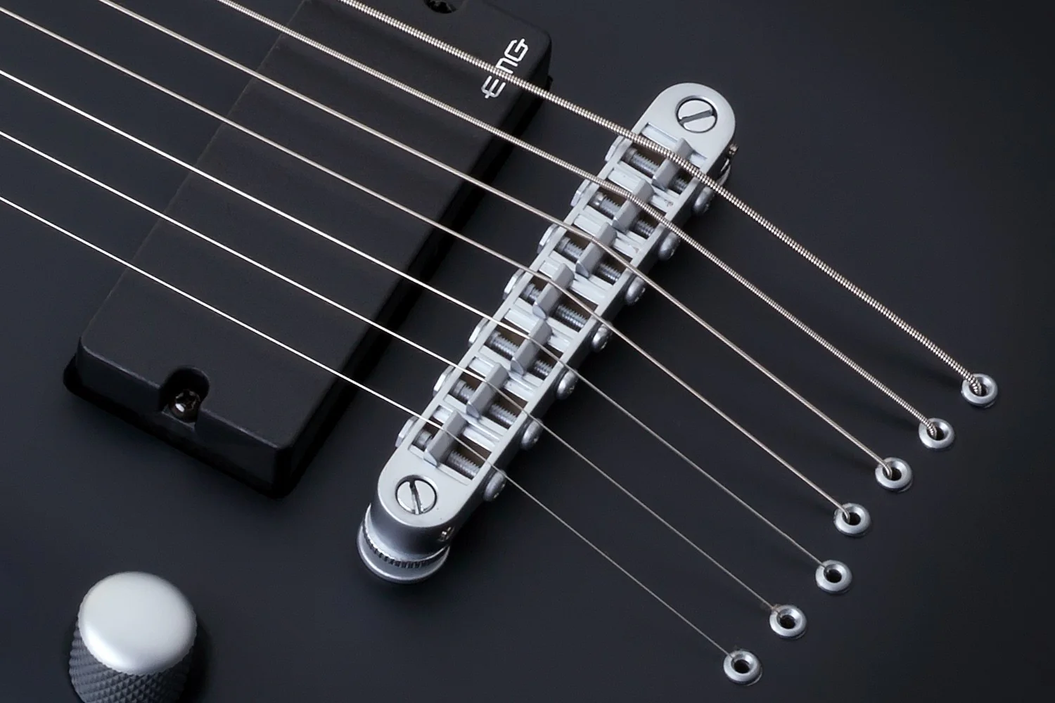 Schecter Damien Platinum-7 Left-Handed Electric Guitar - Satin Black - Image 6
