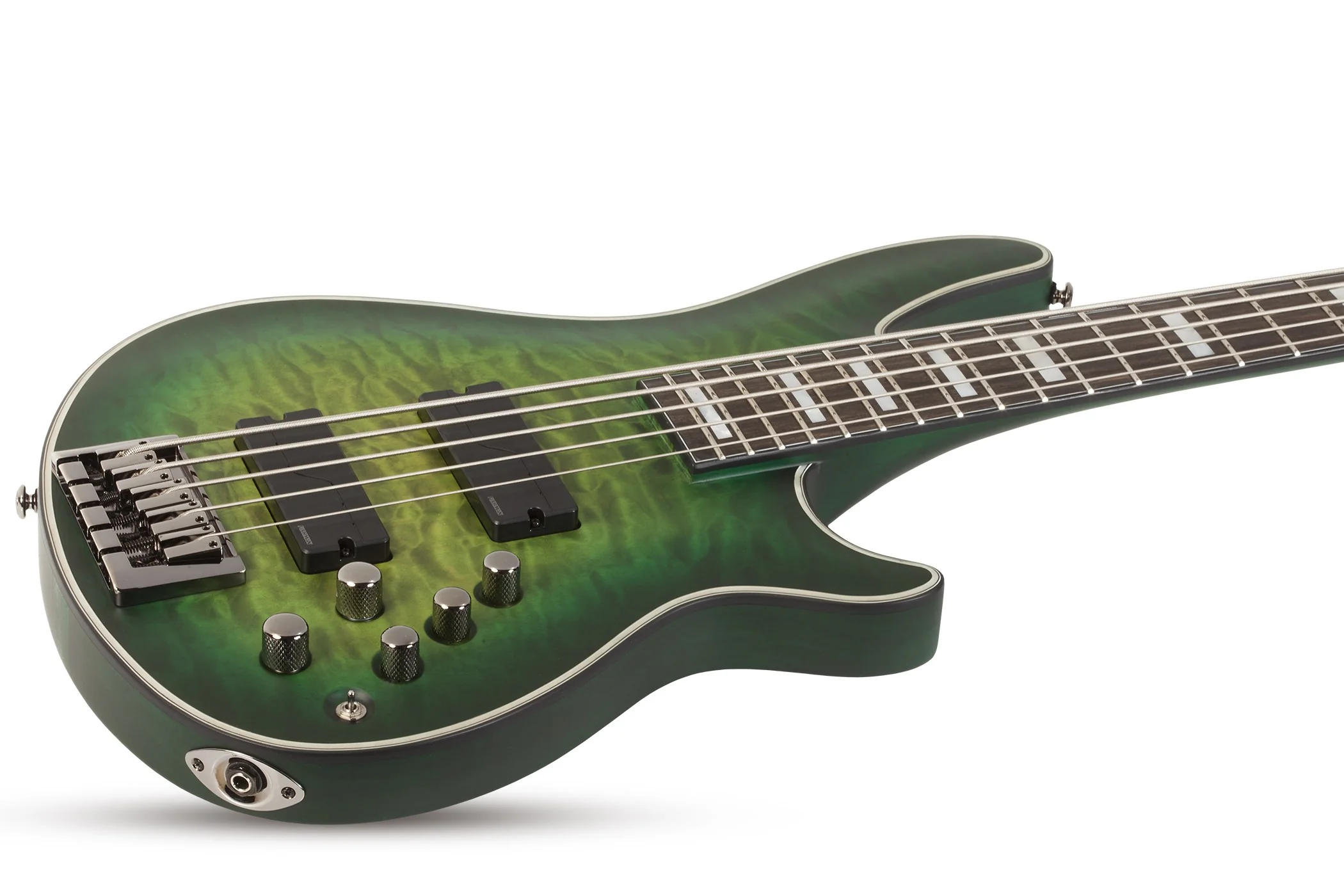Schecter Daniel Firth HR EXT-5 Electric Bass Guitar - Cthulhu Burst Satin - Image 6