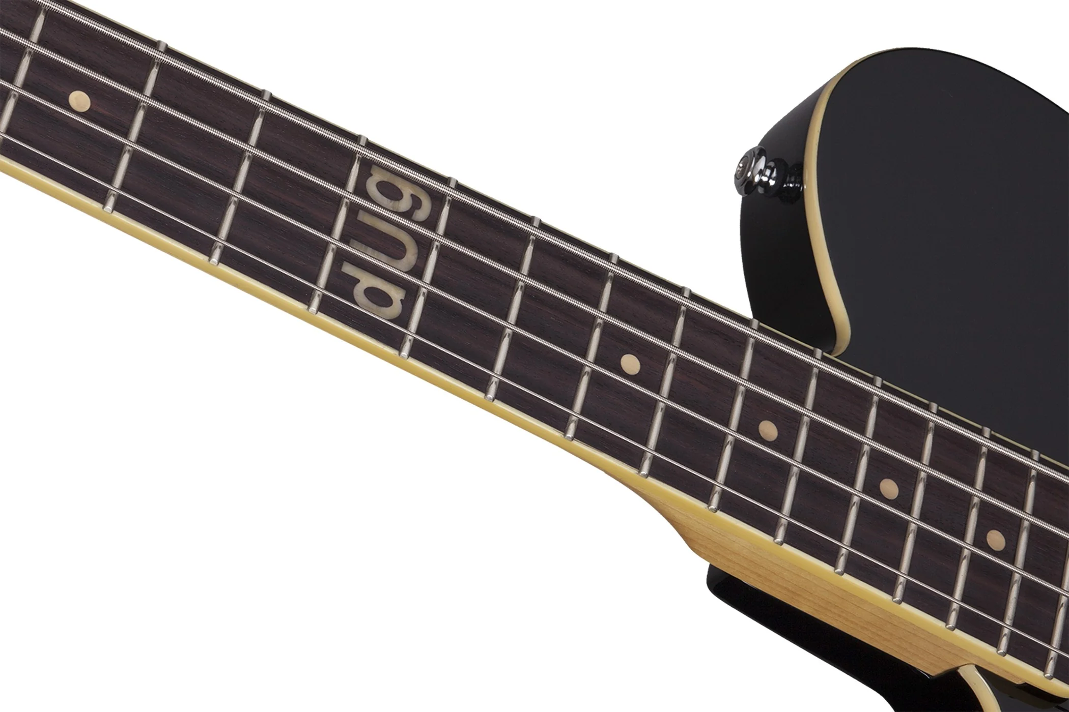 Schecter dUg Pinnick Baron-H Left-Handed Electric Bass Guitar - Gloss Black - Image 8