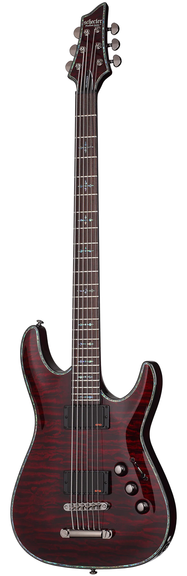 Schecter Hellraiser C VI Electric Guitar - Black Cherry - Image 2
