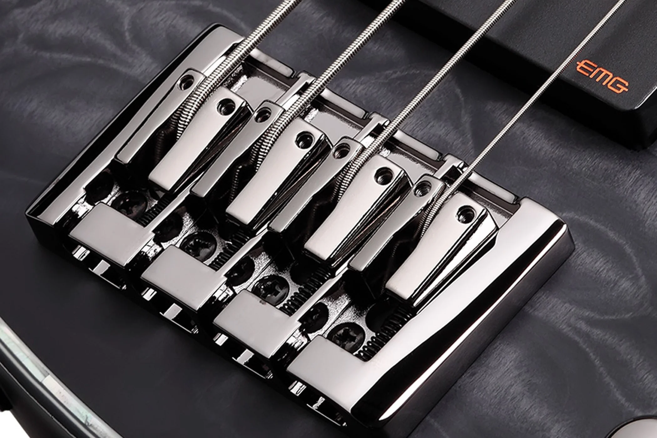 Schecter Hellraiser Extreme-4 Electric Bass Guitar - See Thru Black Satin - Image 5
