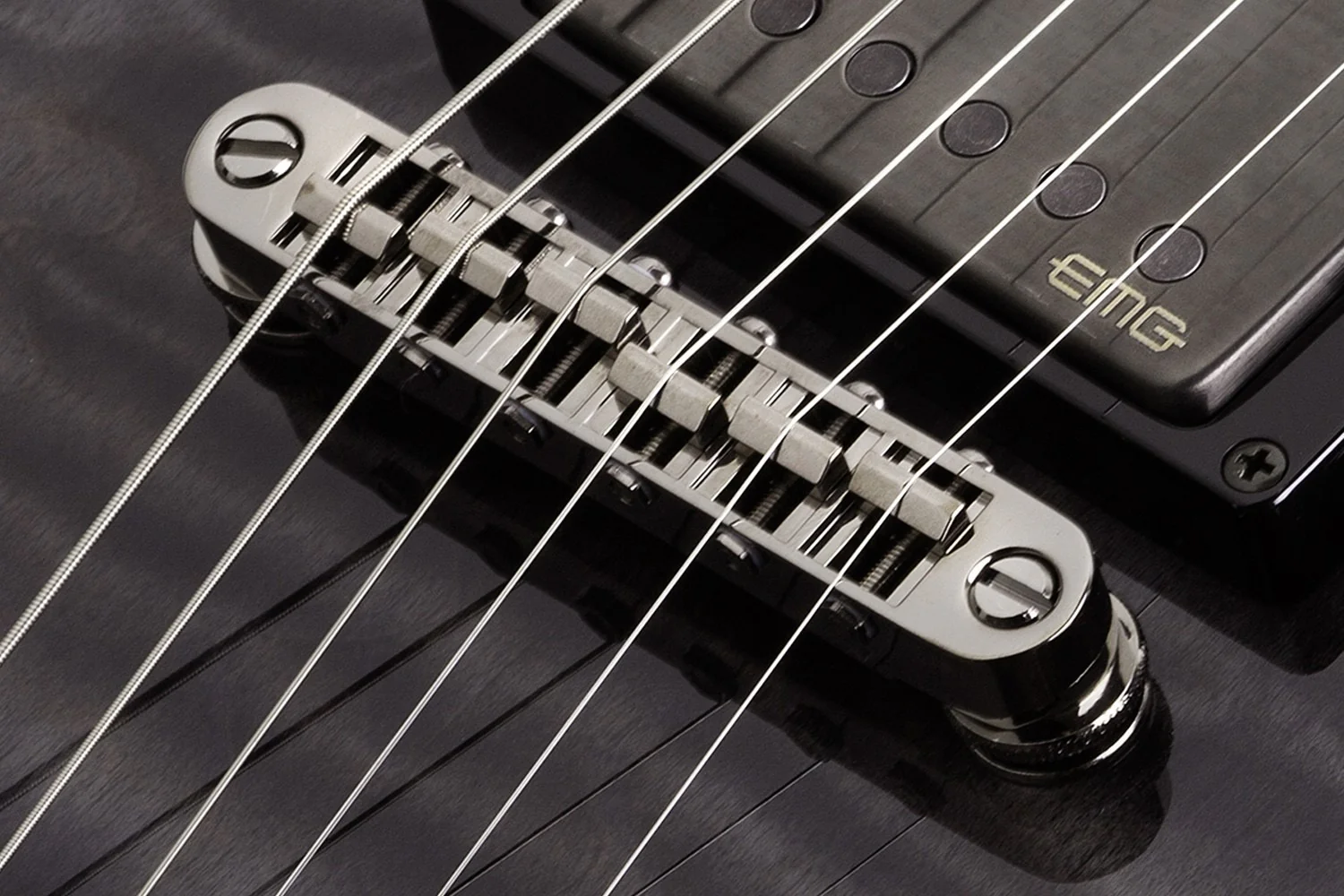 Schecter Hellraiser Hybrid C-1 Electric Guitar - Trans Black Burst - Image 9