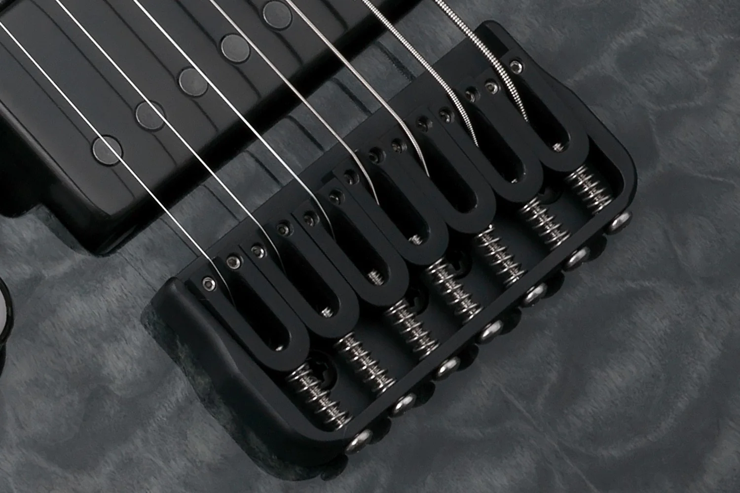 Schecter Hellraiser Hybrid C-7 Left-Handed Electric Guitar - Trans Black Burst - Image 5