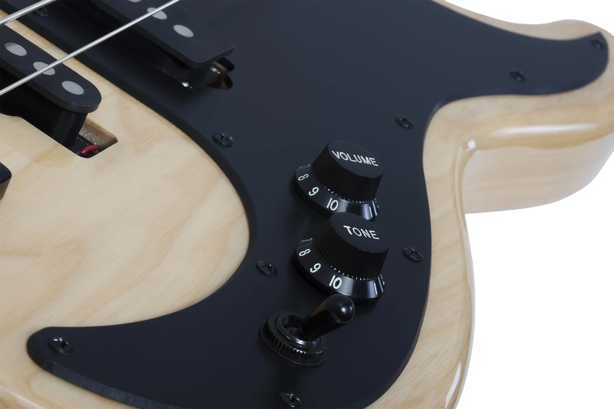 Schecter Justin Beck V Ani Electric Bass Guitar - Gloss Natural - Image 5