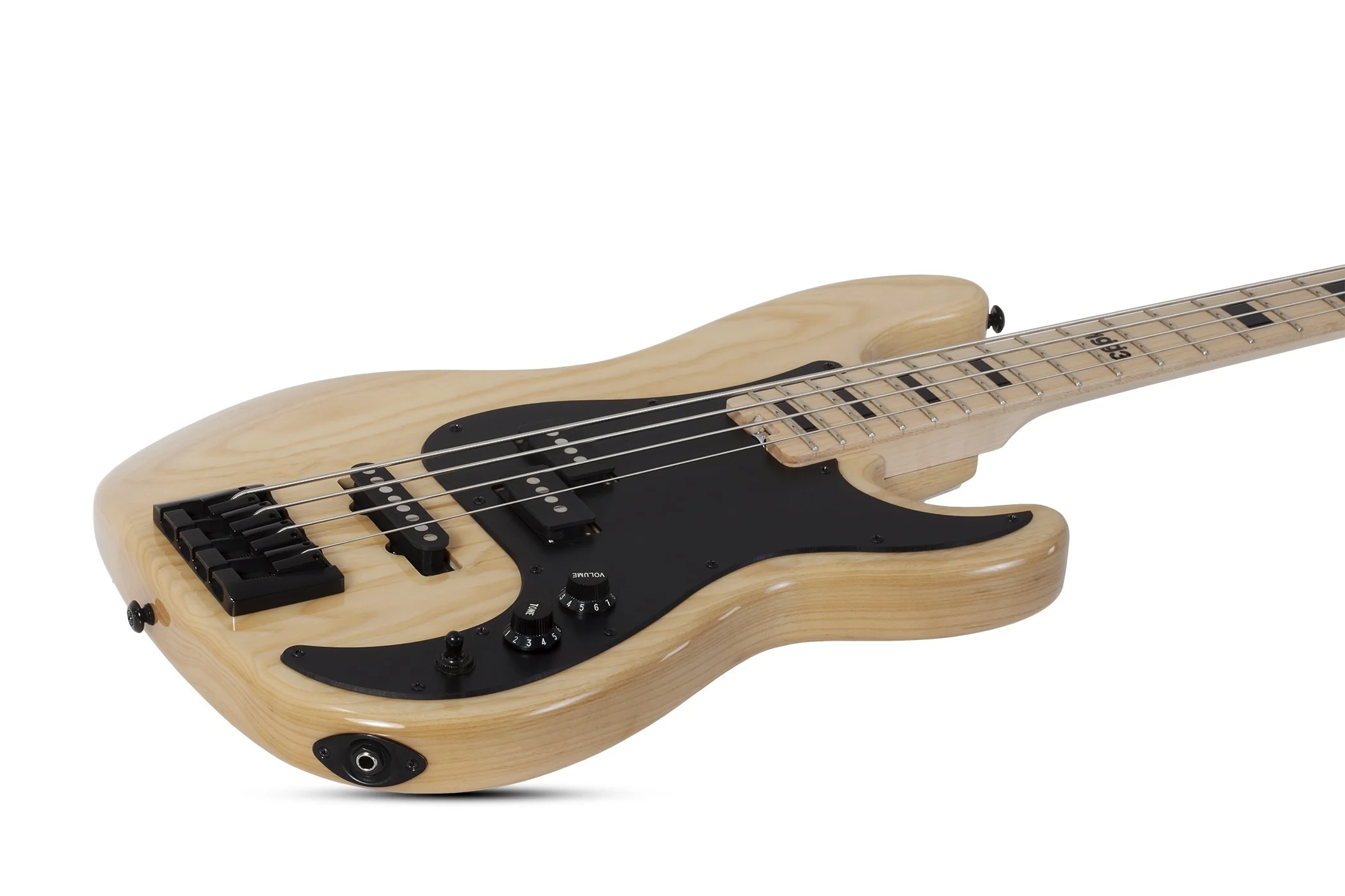Schecter Justin Beck V Ani Electric Bass Guitar - Gloss Natural - Image 6
