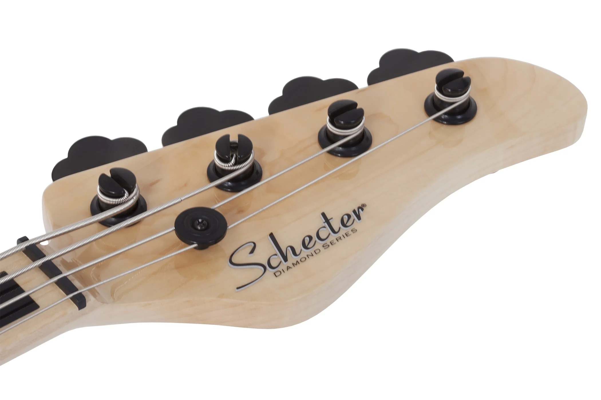 Schecter Justin Beck V Ani Electric Bass Guitar - Gloss Natural - Image 8
