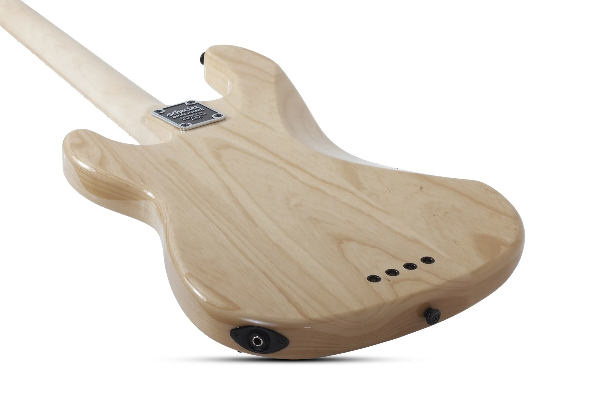 Schecter Justin Beck V Ani Electric Bass Guitar - Gloss Natural - Image 9
