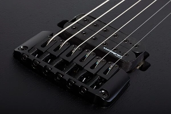 Schecter Keith Merrow KM-6 MK-III EX Signature Baritone Electric Guitar - Satin Black Open Pore - Image 3