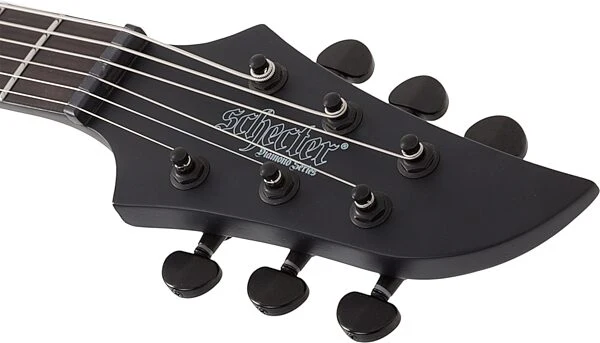 Schecter Keith Merrow KM-6 MK-III EX Signature Baritone Electric Guitar - Satin Black Open Pore - Image 7