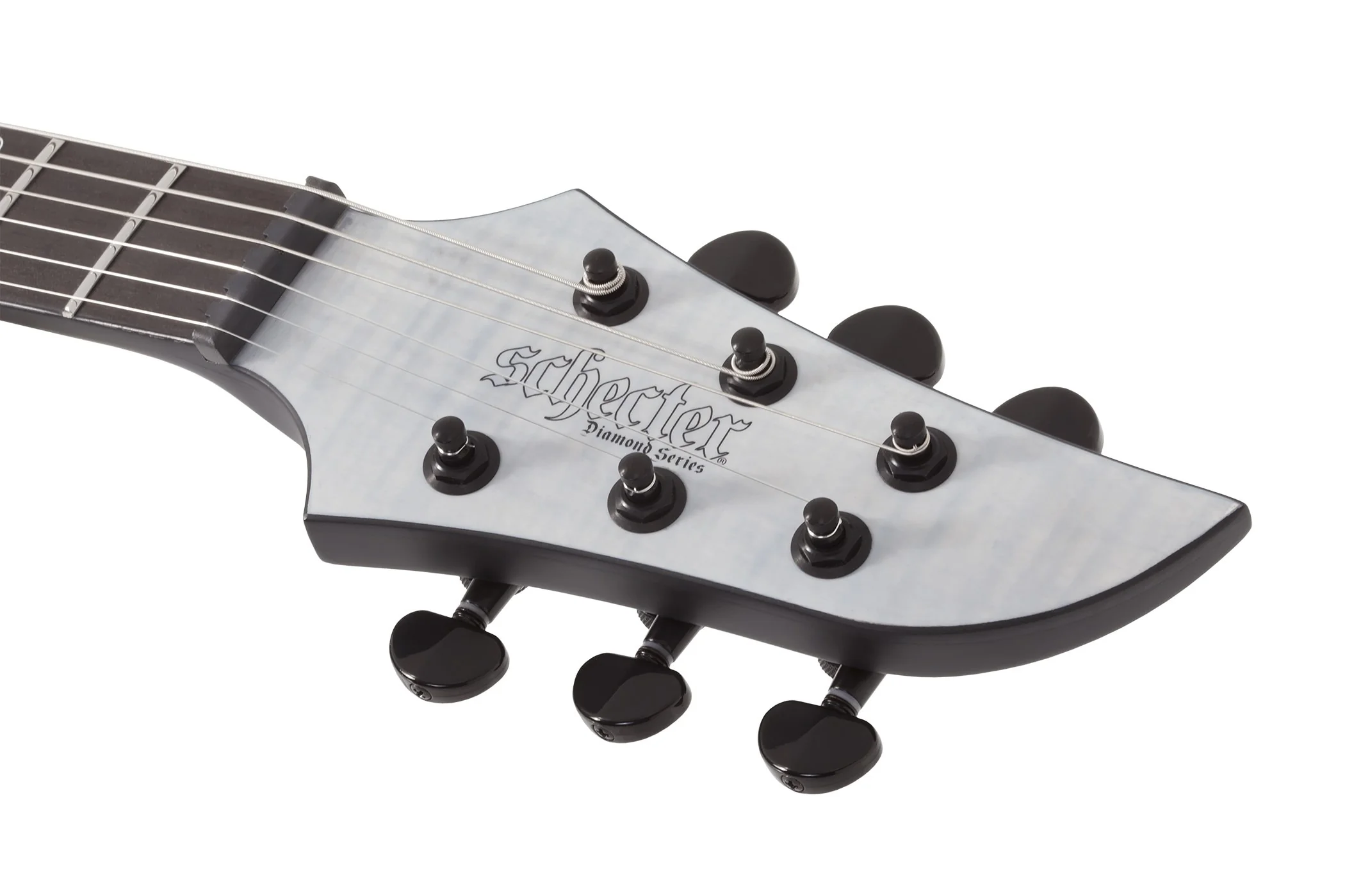 Schecter KM-6 MK-III Legacy Electric Guitar - Transparent White Satin - Image 8