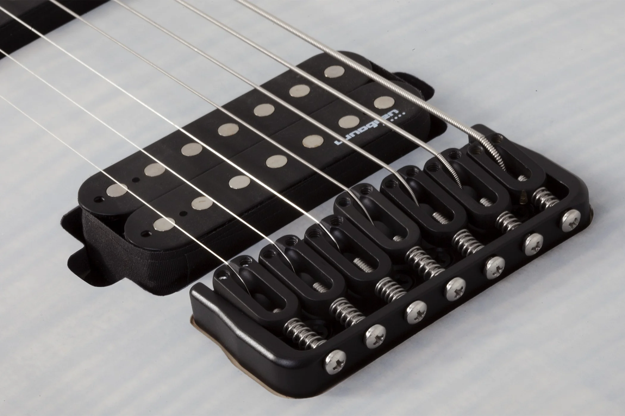 Schecter KM-7 MK-III Legacy Left-Handed Electric Guitar - Transparent White Satin - Image 3