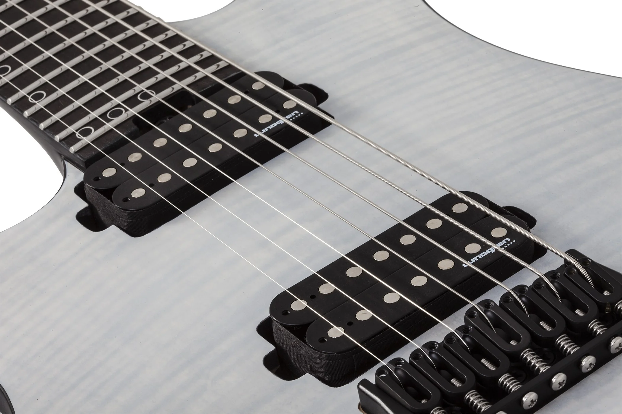 Schecter KM-7 MK-III Legacy Left-Handed Electric Guitar - Transparent White Satin - Image 5