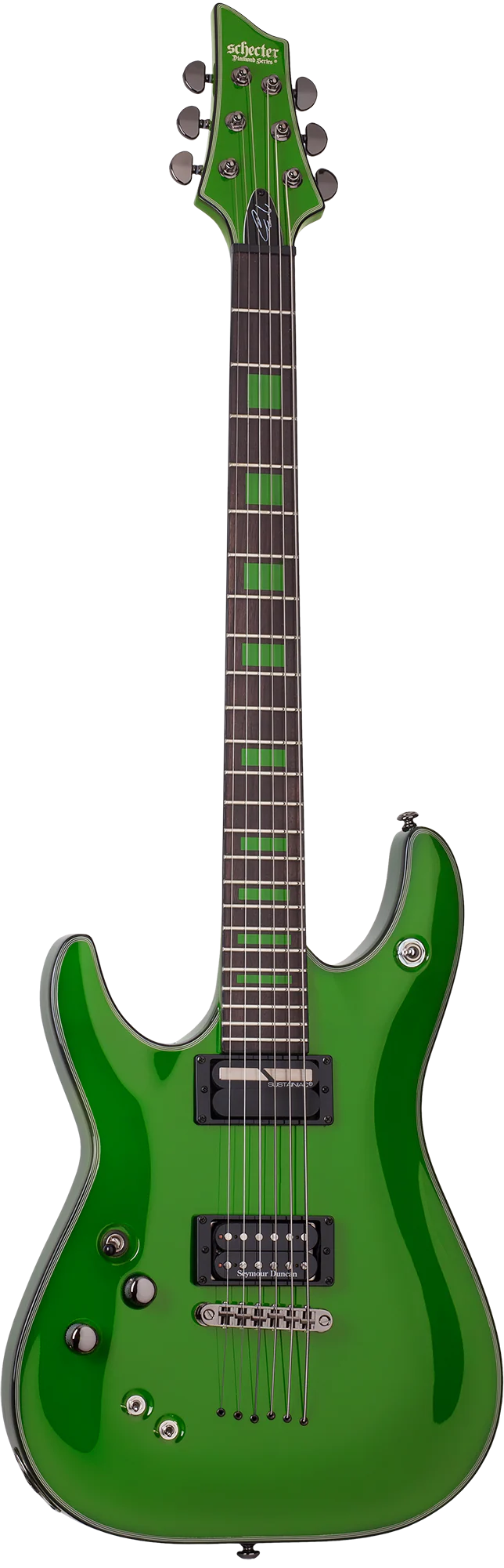 Schecter Kenny Hickey Left-Handed Electric Guitar - Steele Green - Image 2