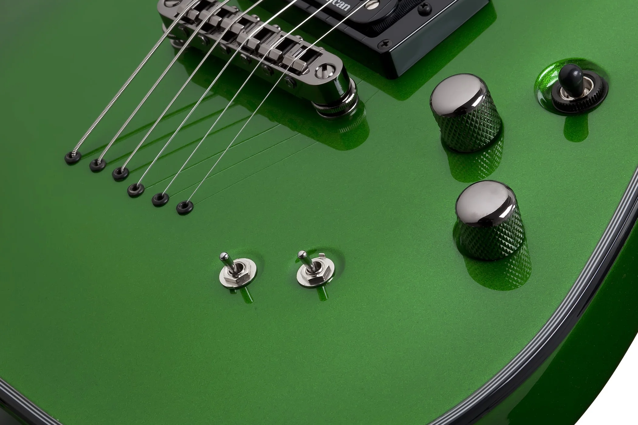 Schecter Kenny Hickey Left-Handed Electric Guitar - Steele Green - Image 4
