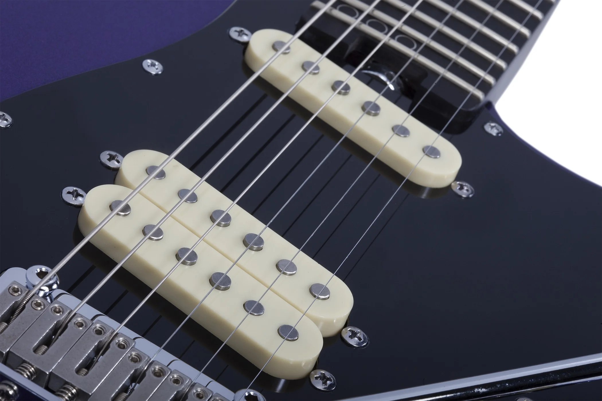 Schecter MV-6 Electric Guitar - Metallic Purple - Image 3