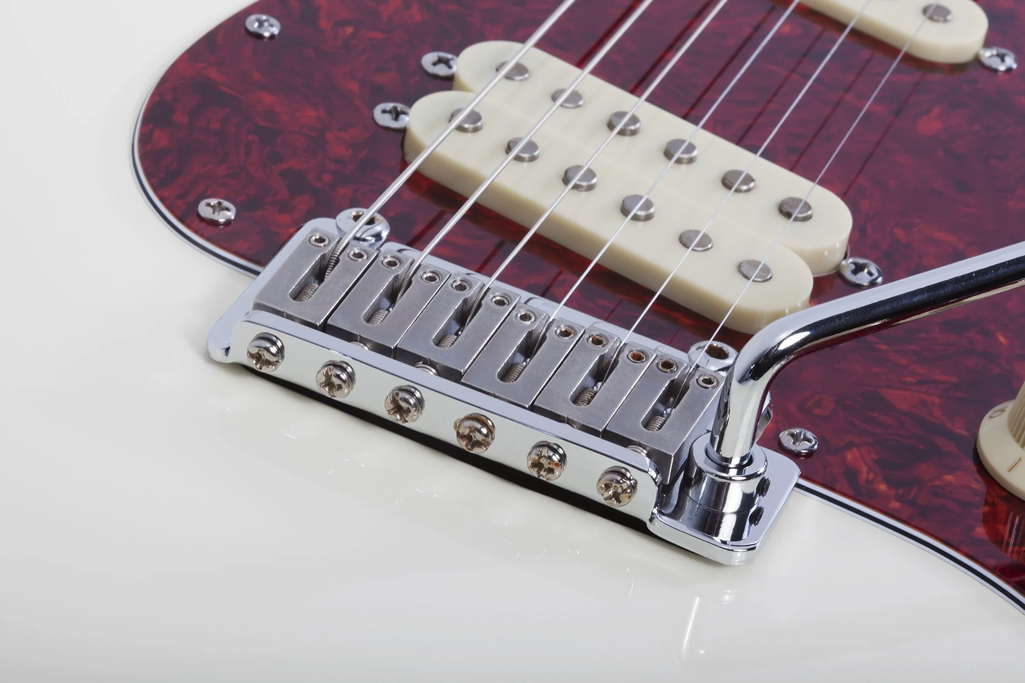 Schecter MV-6 Electric Guitar - Olympic White - Image 8