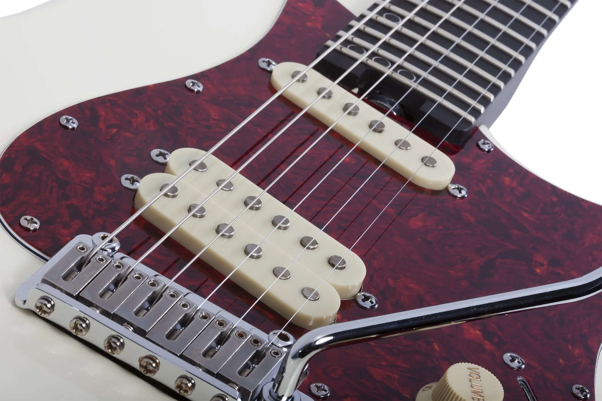 Schecter MV-6 Electric Guitar - Olympic White - Image 6
