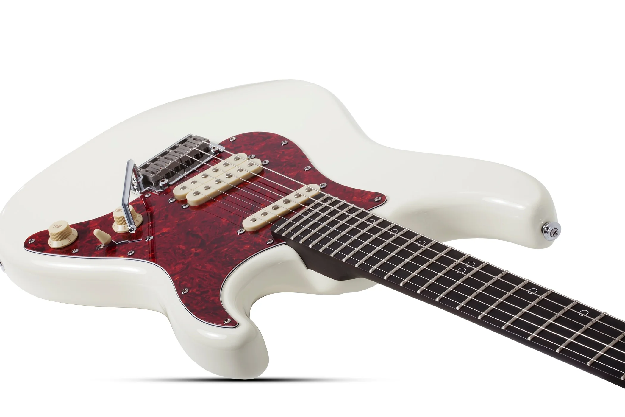 Schecter MV-6 Electric Guitar - Olympic White - Image 5