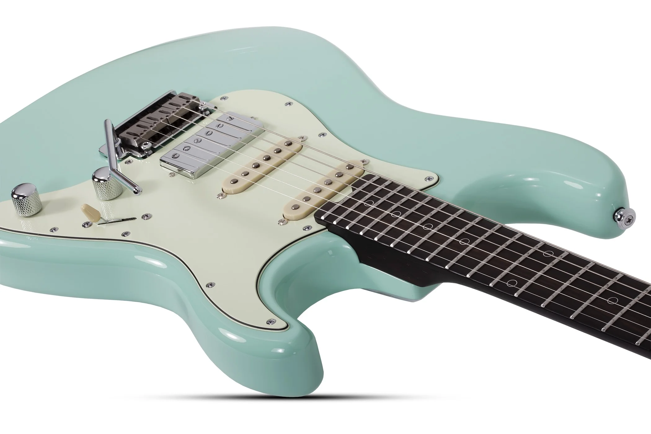Schecter Nick Johnston Traditional HSS 10th Anniversary Electric Guitar - Atomic Green - Image 3