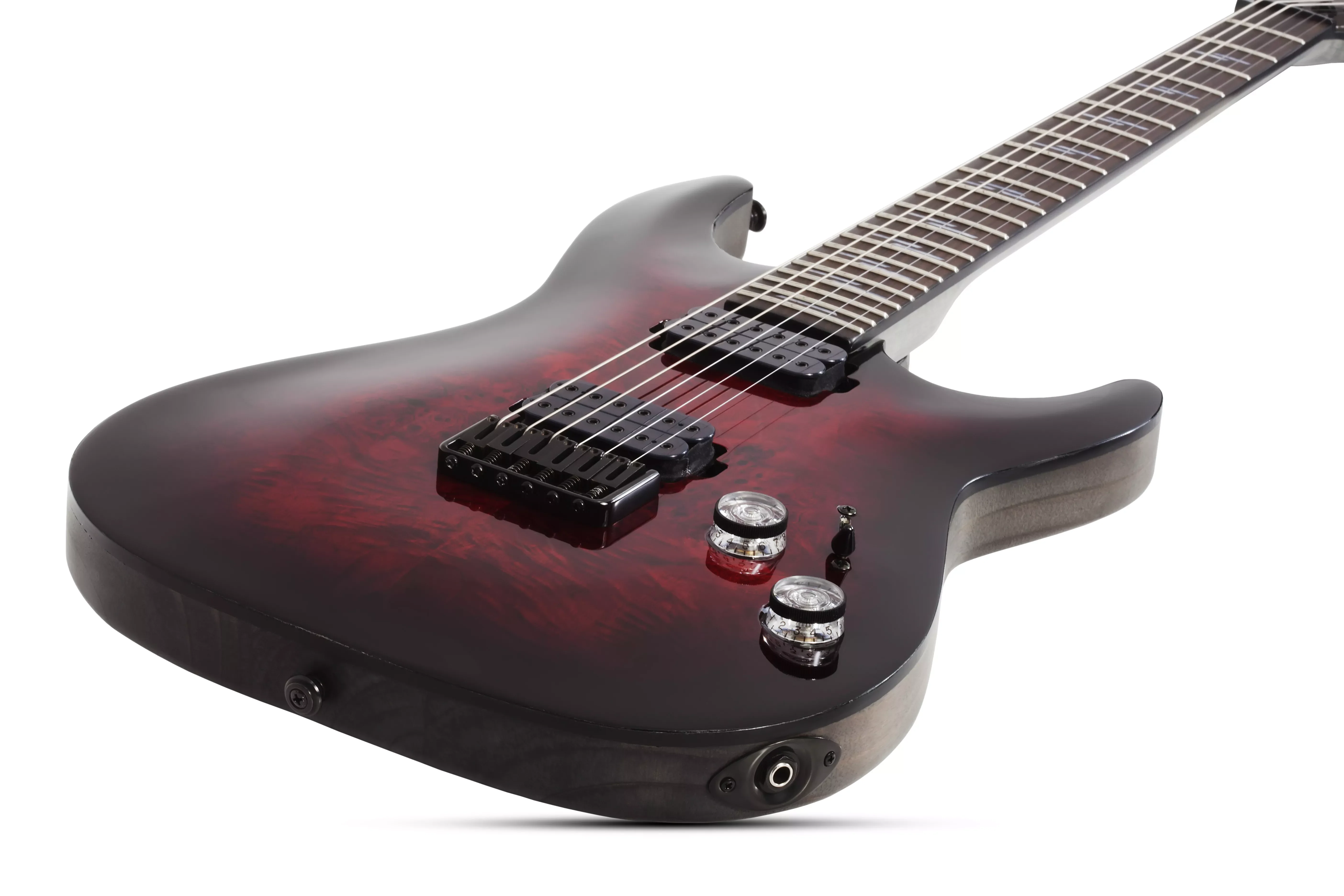 Schecter Omen Elite-6 Electric Guitar - Black Cherry Burst - Image 3