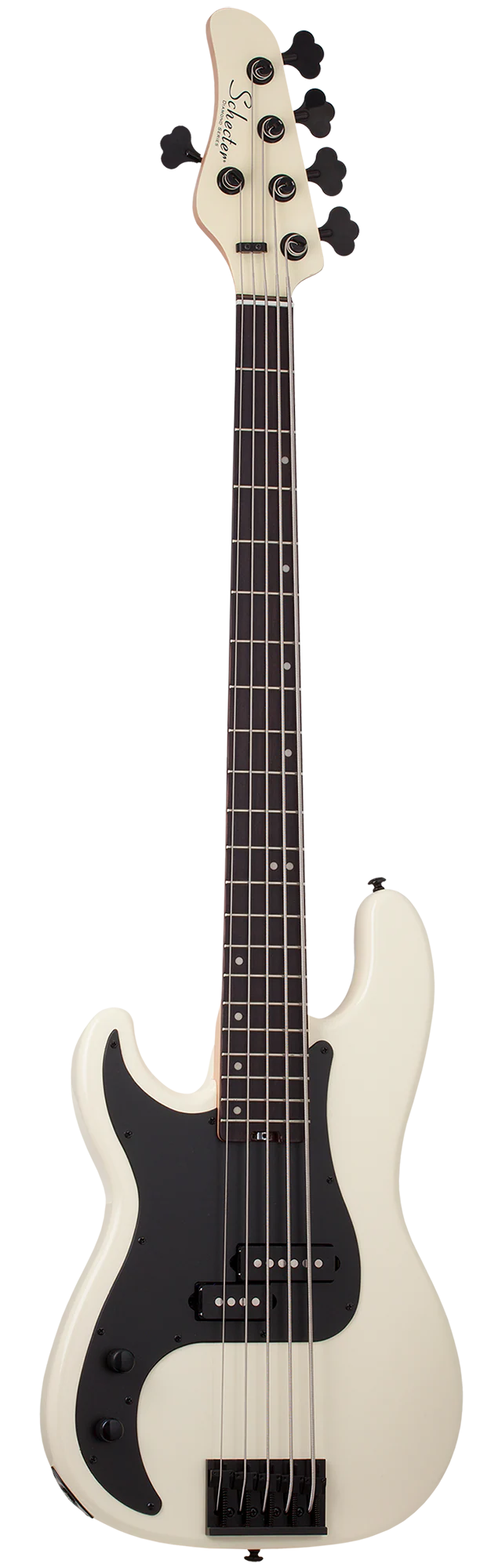 Schecter P-5 Left-Handed Electric Bass Guitar - Ivory - Image 2