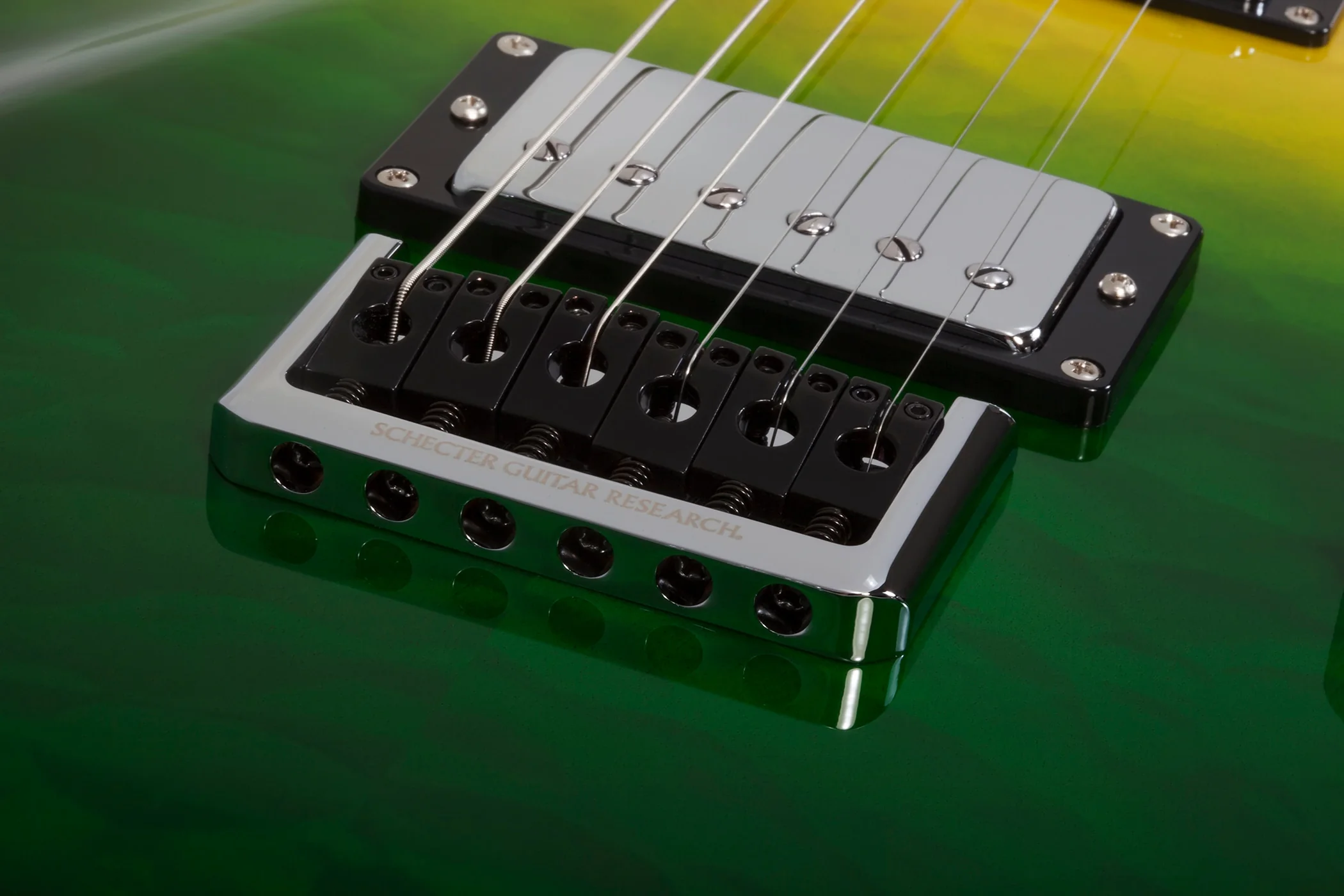 Schecter PT Classic Electric Guitar - Caribbean Fade Burst - Image 4