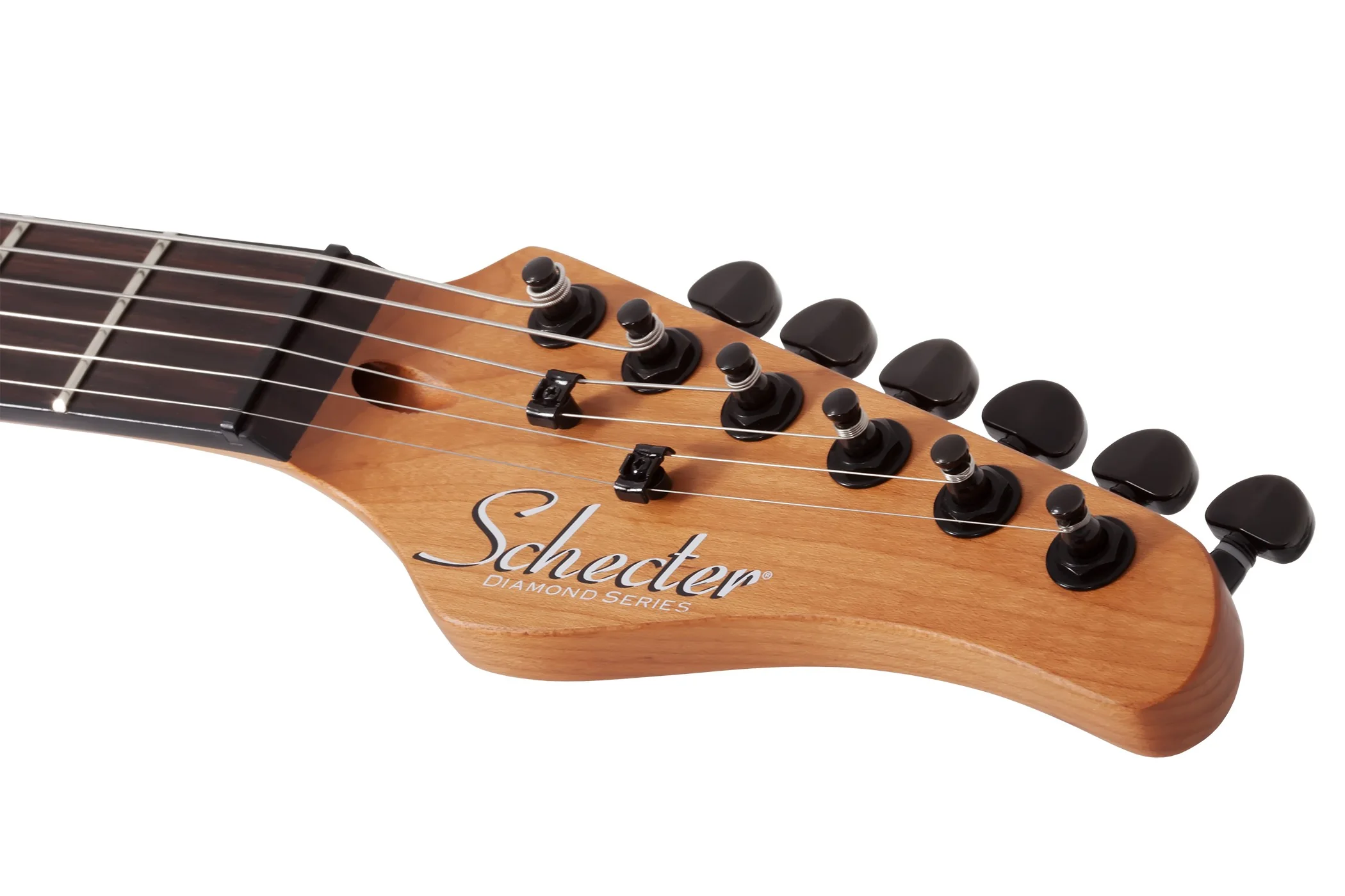 Schecter PT Standard Electric Guitar - Black Fade Burst Burl - Image 7