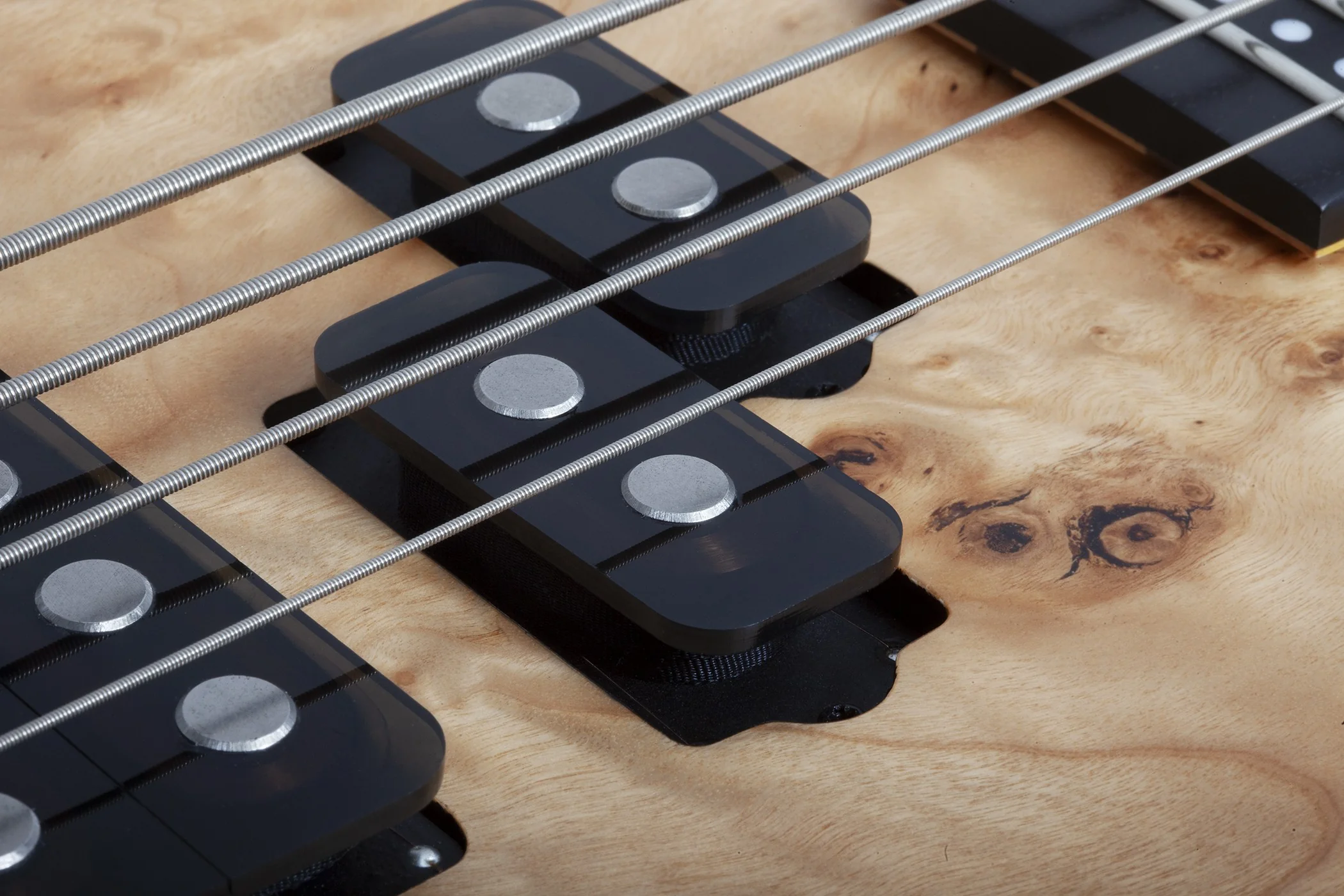 Schecter Reaper-4 Electric Bass Guitar - Natural Satin - Image 3