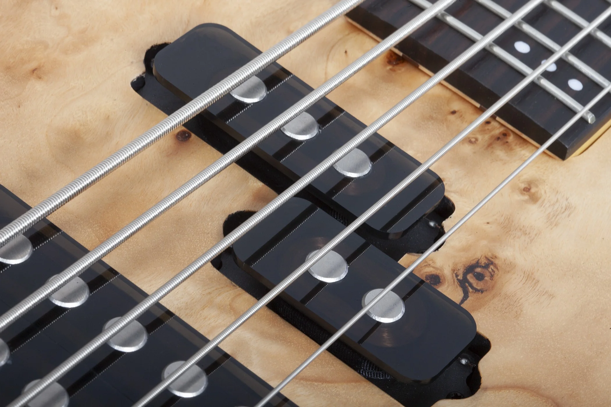 Schecter Reaper-5 Electric Bass Guitar - Natural Satin - Image 4