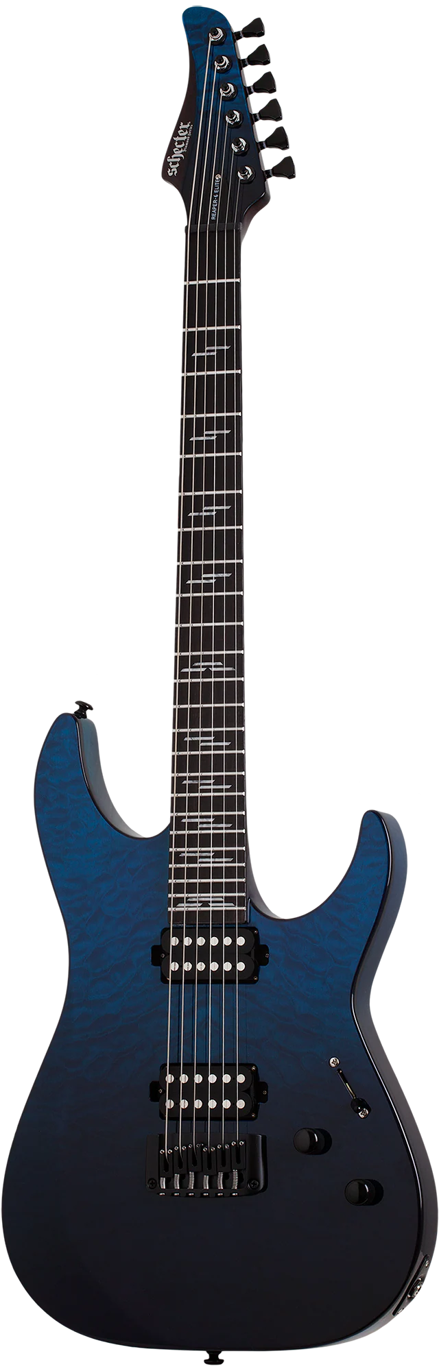 Schecter Reaper-6 Elite Electric Guitar - Deep Blue Ocean - Image 2