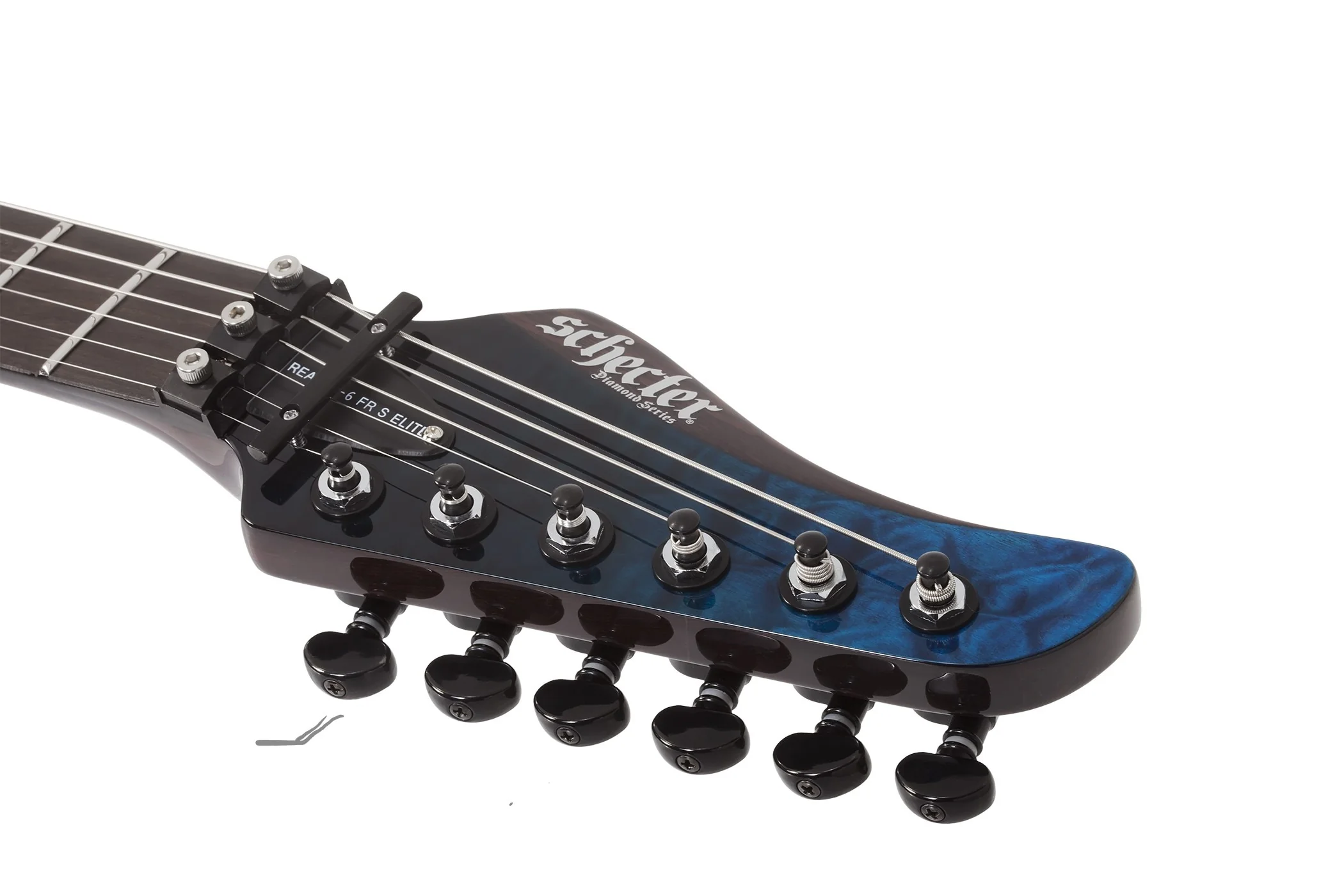 Schecter Reaper-6 Elite FR-S Electric Guitar - Deep Blue Ocean - Image 8