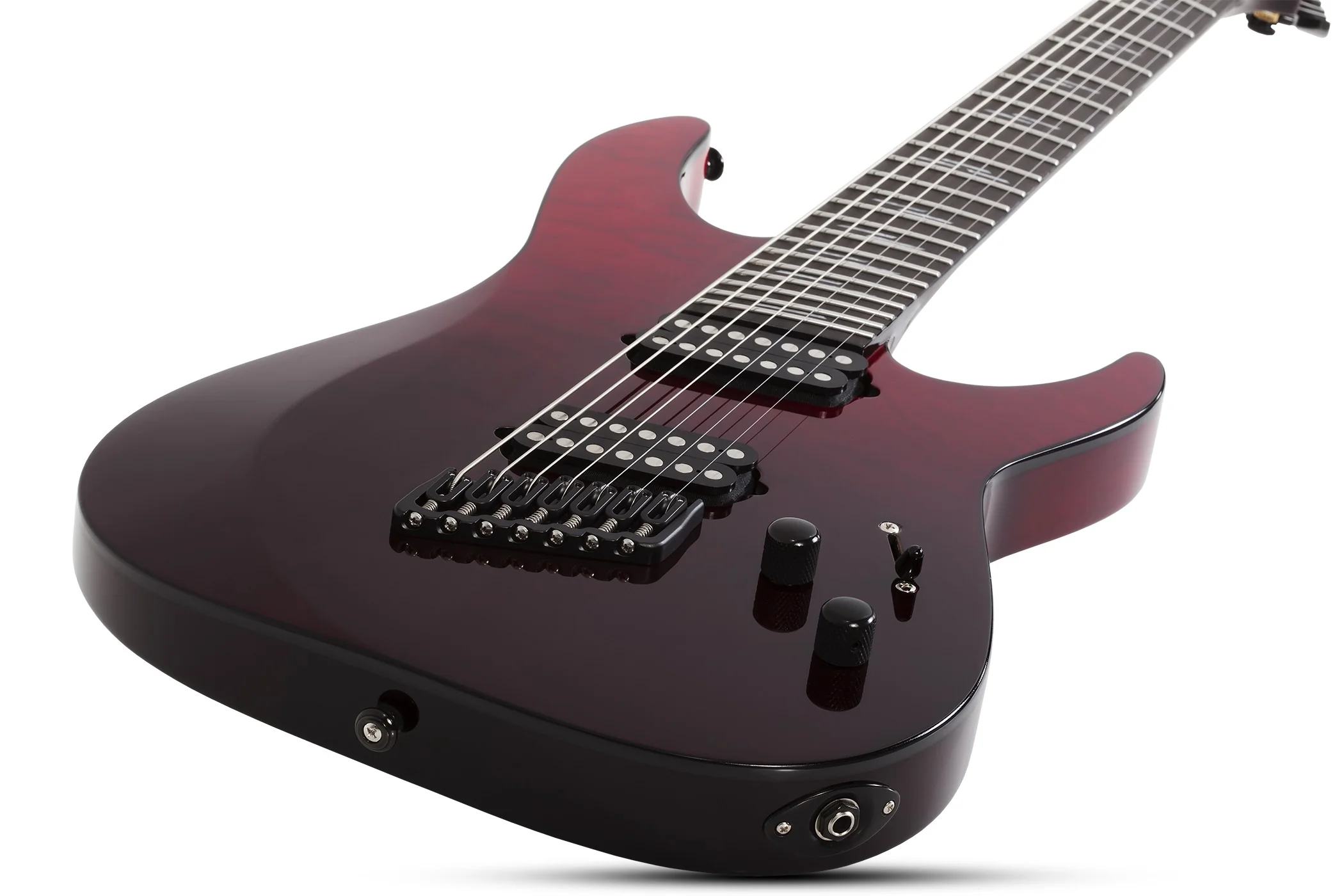 Schecter Reaper-7 Elite MS Left-Handed Electric Guitar - Bloodburst - Image 5