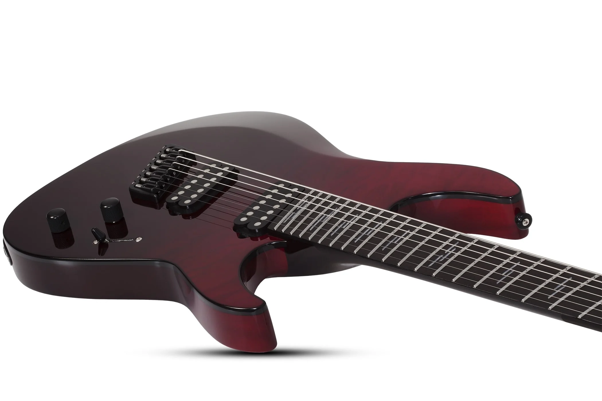 Schecter Reaper-7 Elite MS Left-Handed Electric Guitar - Bloodburst - Image 8