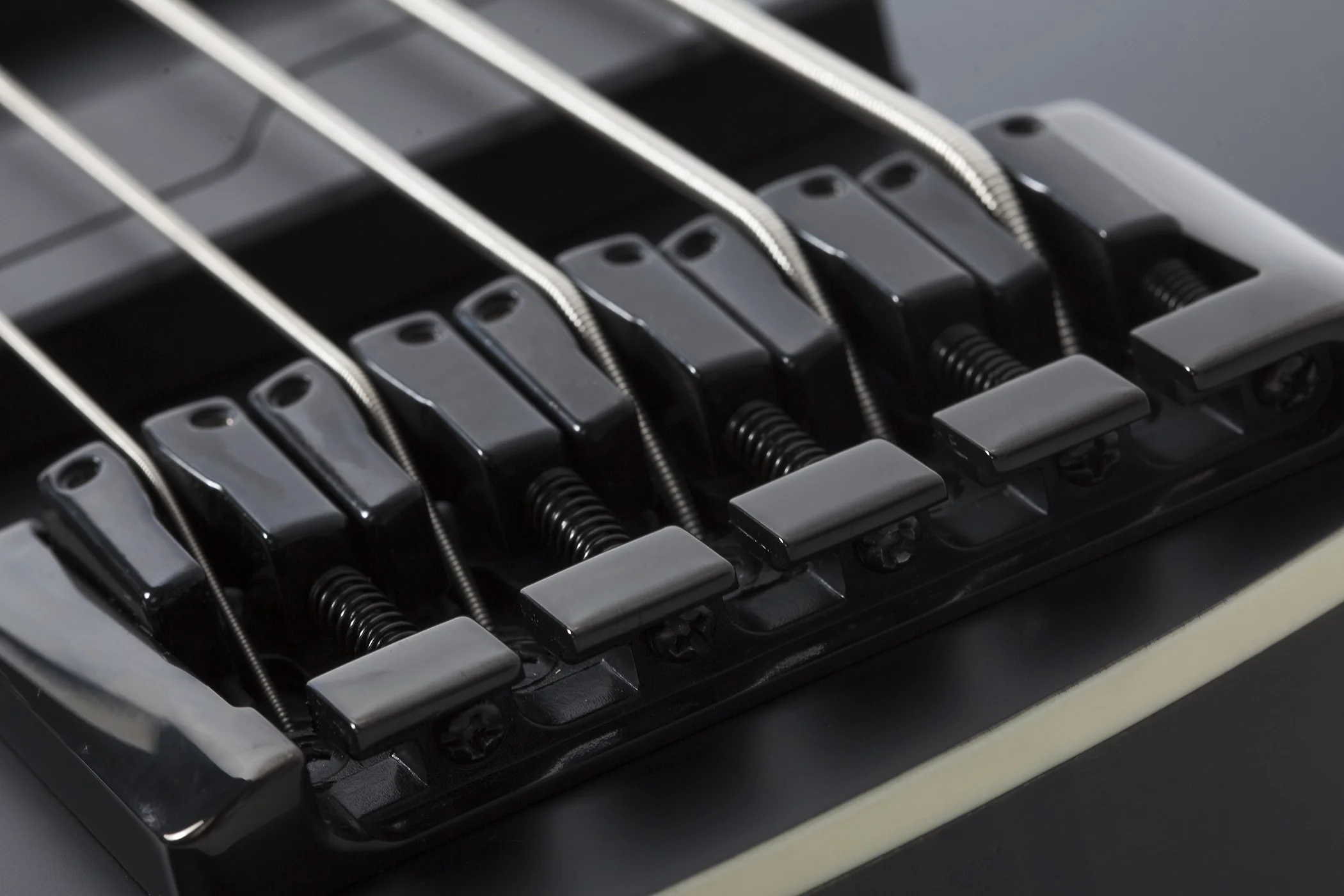 Schecter SLS Elite-5 "Evil Twin" Left-Handed Electric Bass Guitar - Satin Black - Image 4