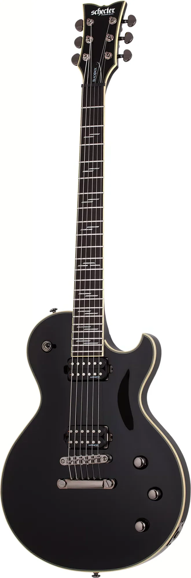 Schecter Solo-II Blackjack Electric Guitar - Black Gloss - Image 2