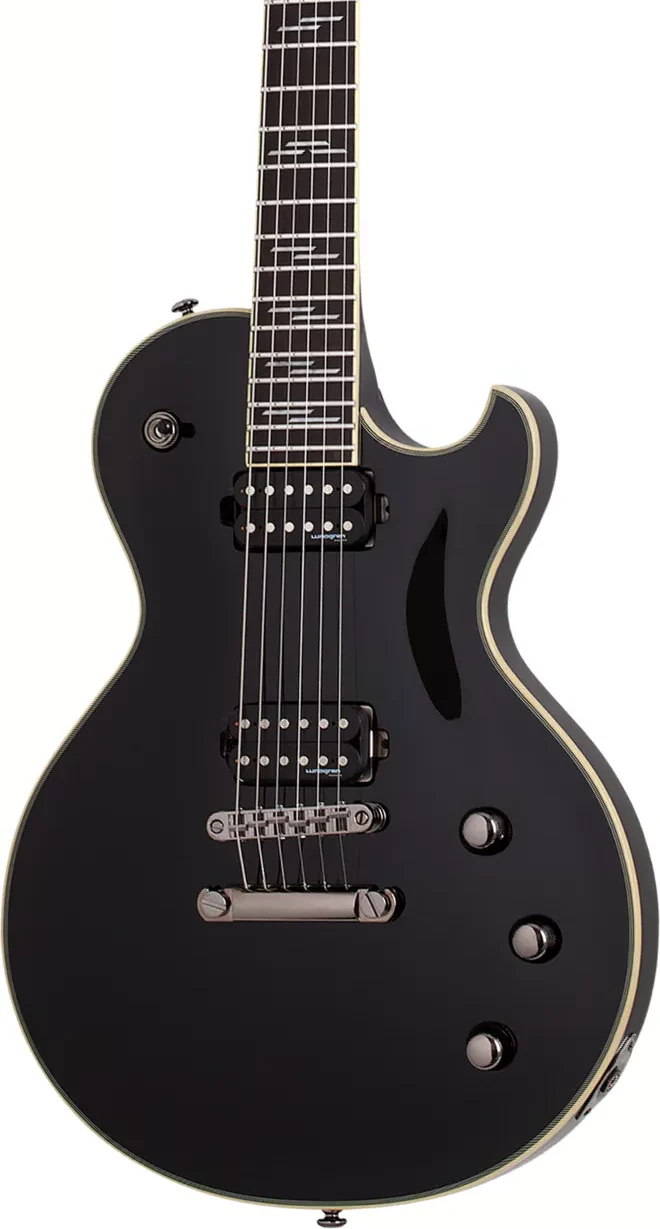 Schecter Solo-II Blackjack Electric Guitar - Black Gloss - Image 3