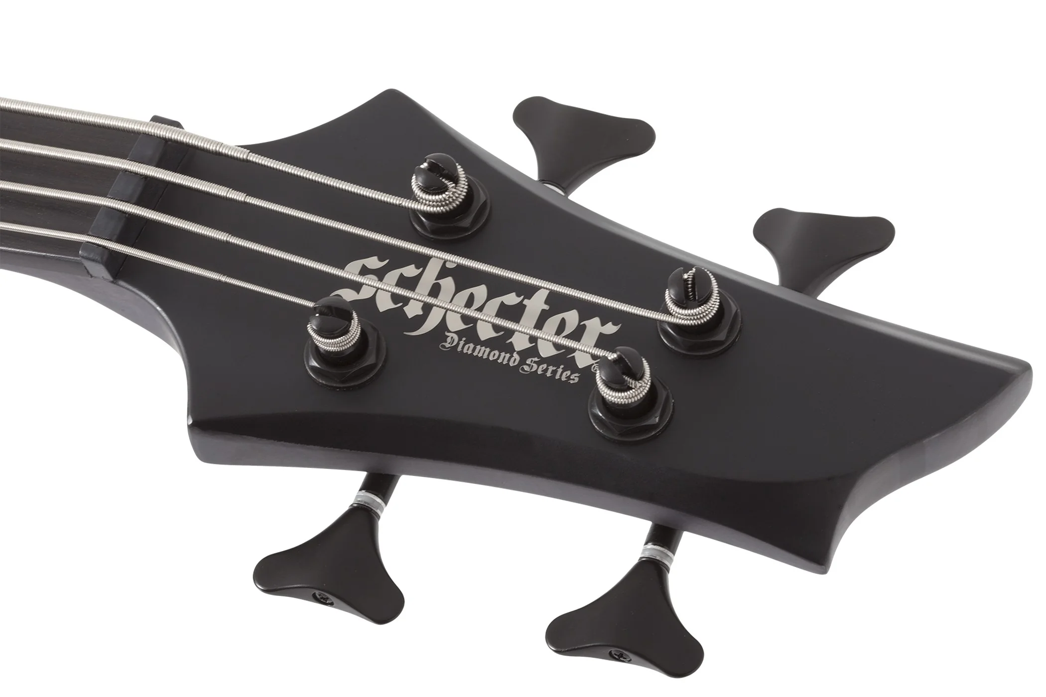 Schecter Stiletto-4 Stealth Pro Ex Electric Bass Guitar - Satin Black - Image 8