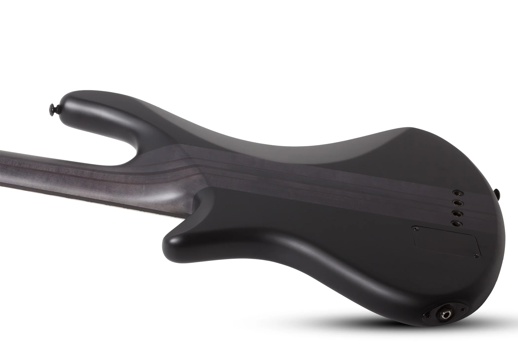 Schecter Stiletto-4 Stealth Pro Ex Electric Bass Guitar - Satin Black - Image 9
