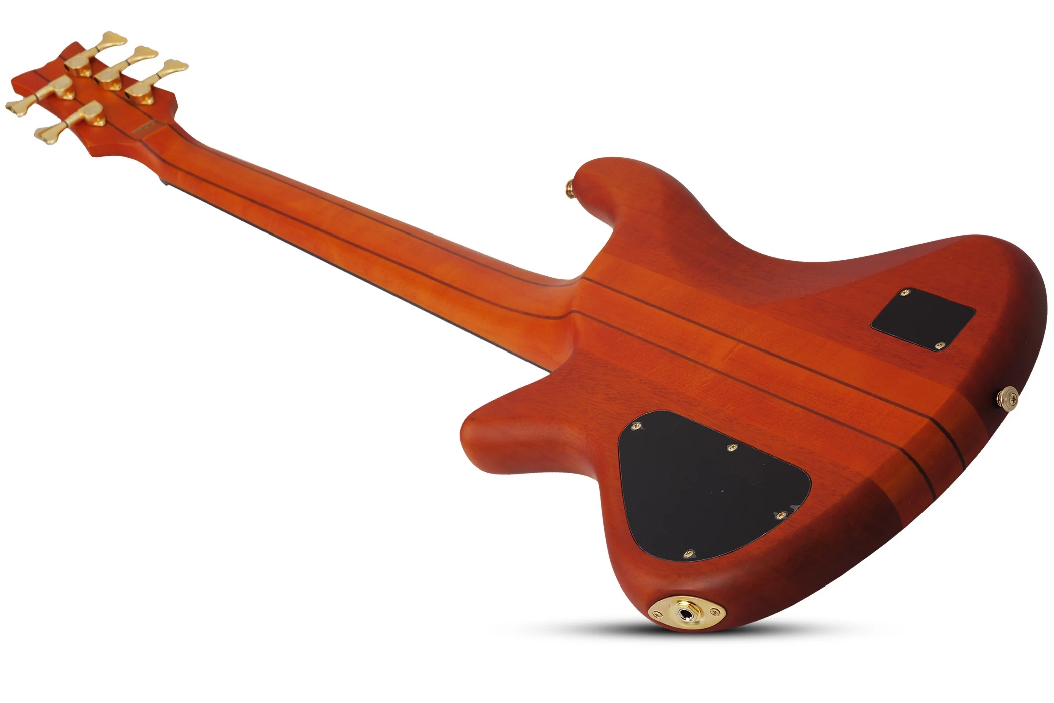 Schecter Stiletto Studio-5 FF Electric Bass Guitar - Honey Satin - Image 6