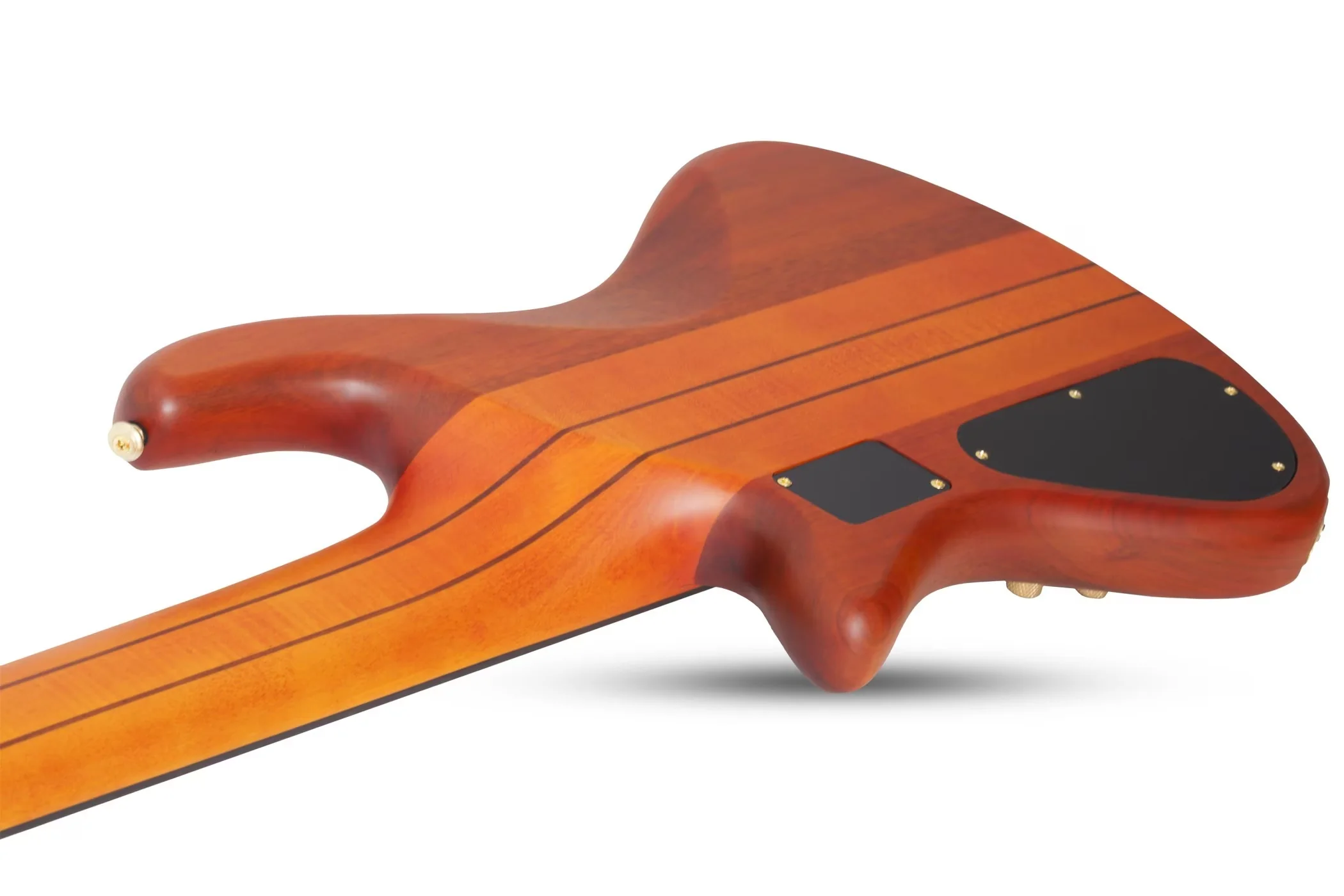 Schecter Stiletto Studio-8 Electric Bass Guitar - Honey Satin - Image 8