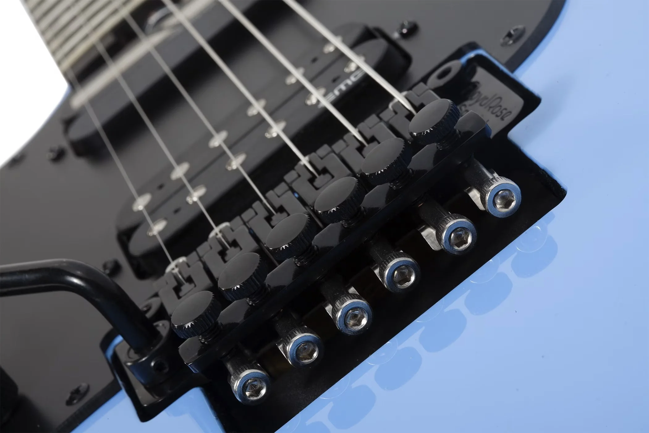 Schecter Sun Valley SS-FR S Left-Handed Electric Guitar - Riviera Blue - Image 5