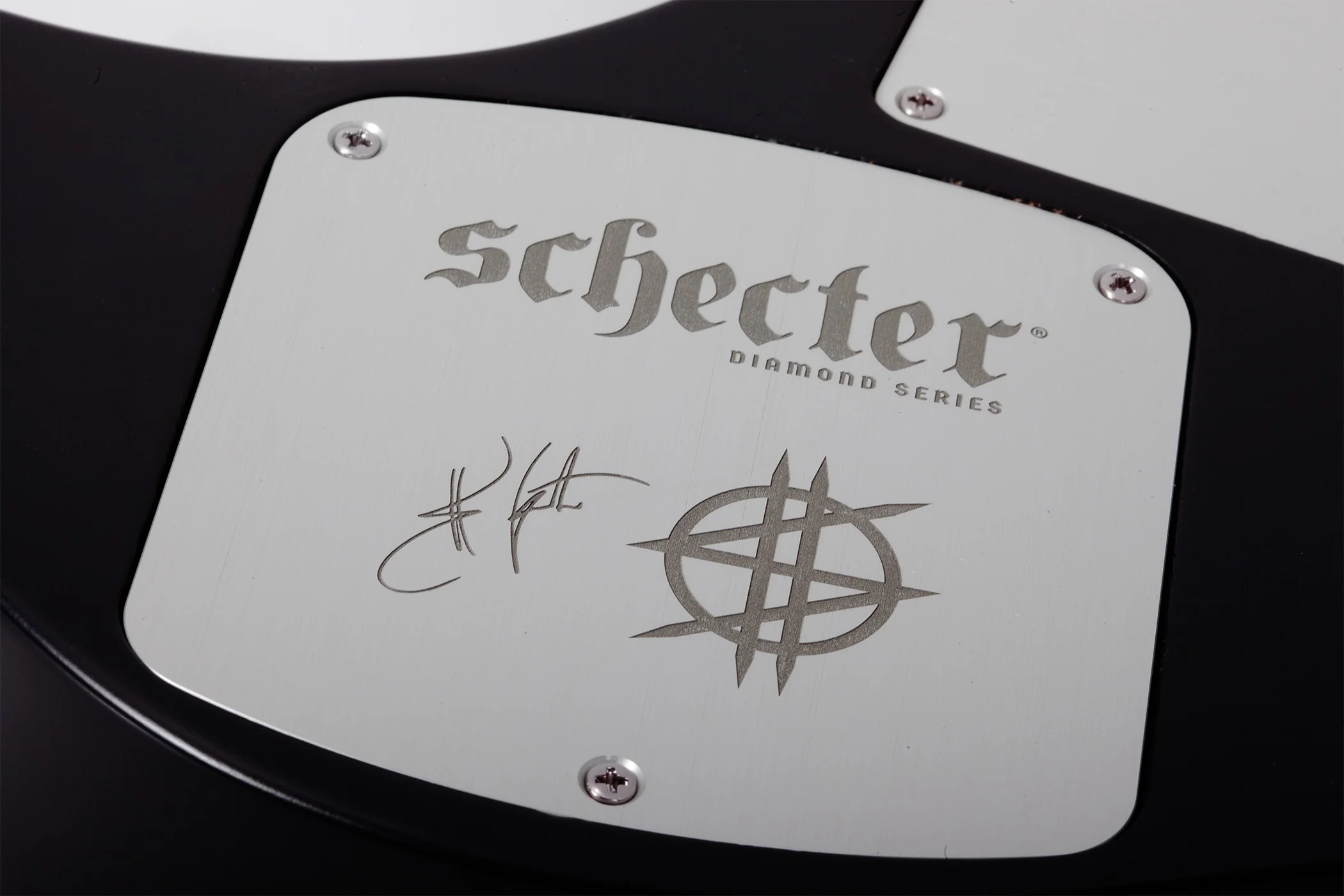 Schecter Synyster Gates Custom- 6 TR-S Headless Left-Handed Electric Guitar - Satin Black - Image 8