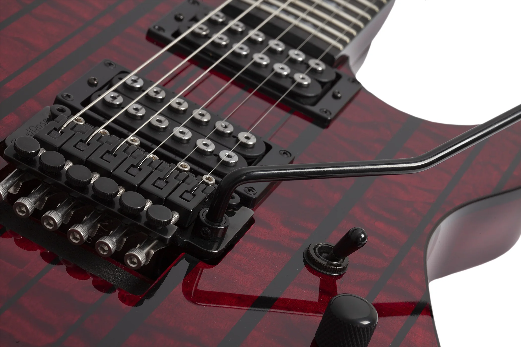 Schecter Synyster Standard Plus Electric Guitar - Trans Deep Red - Image 2