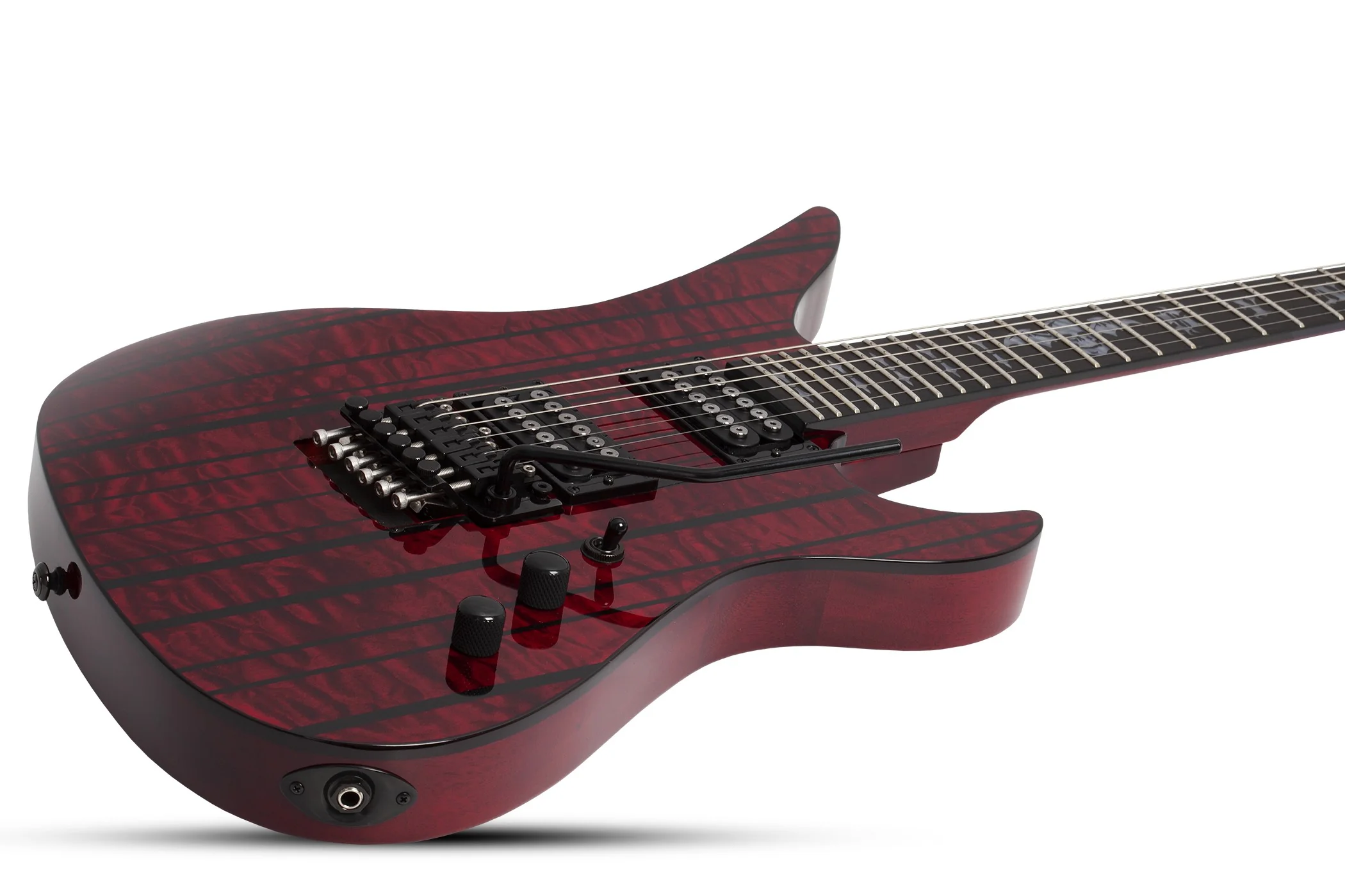 Schecter Synyster Standard Plus Electric Guitar - Trans Deep Red - Image 5