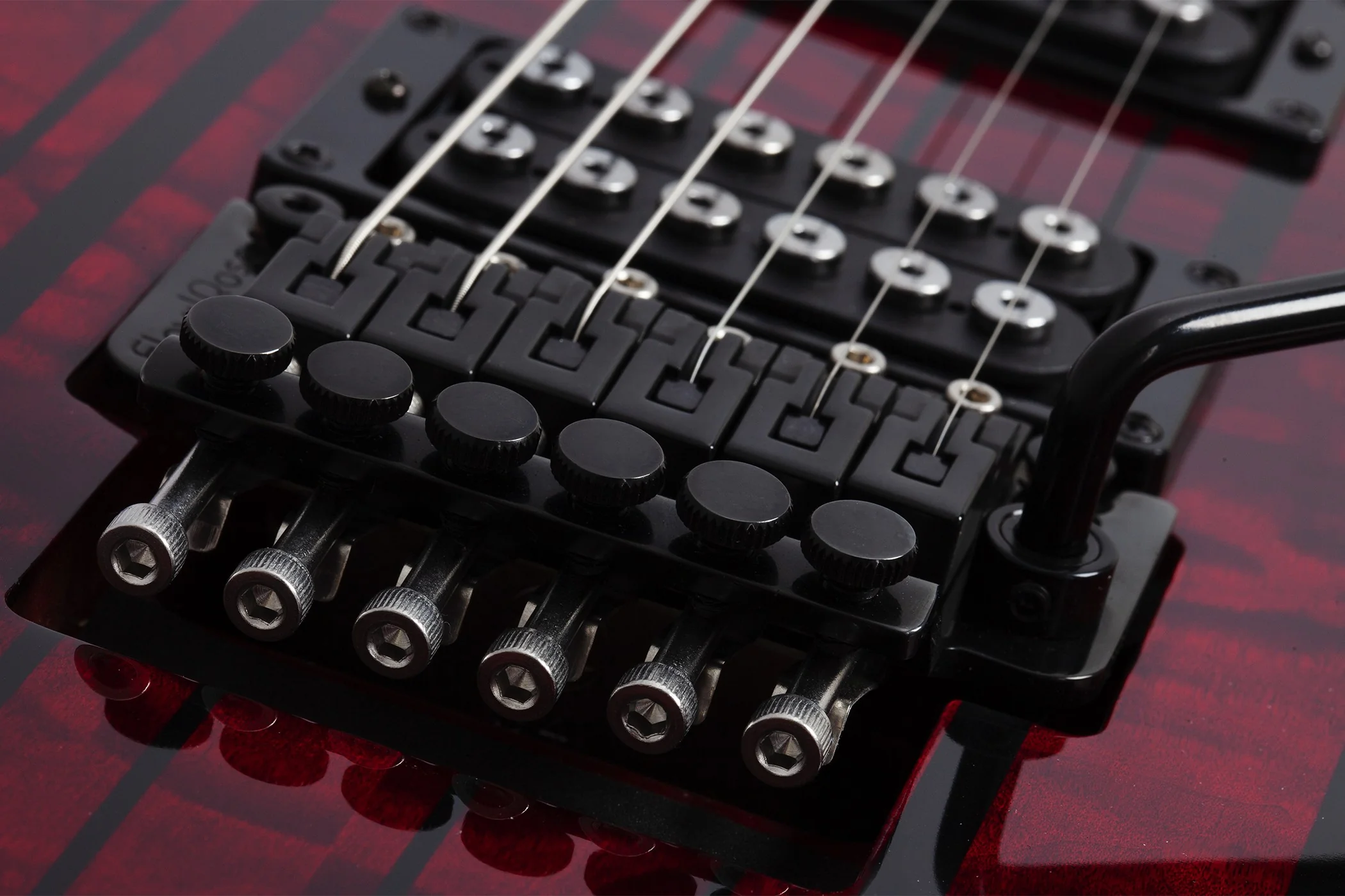 Schecter Synyster Standard Plus Electric Guitar - Trans Deep Red - Image 7