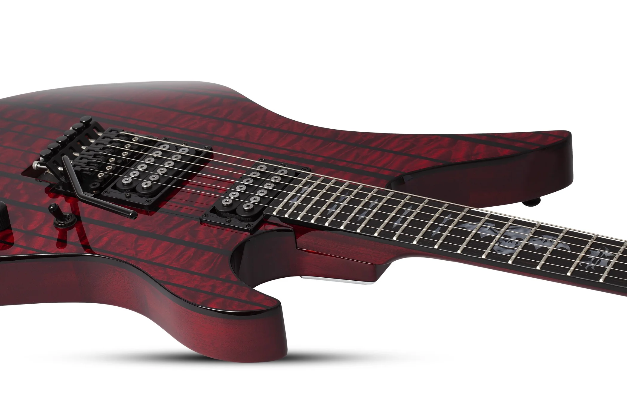 Schecter Synyster Standard Plus Electric Guitar - Trans Deep Red - Image 8