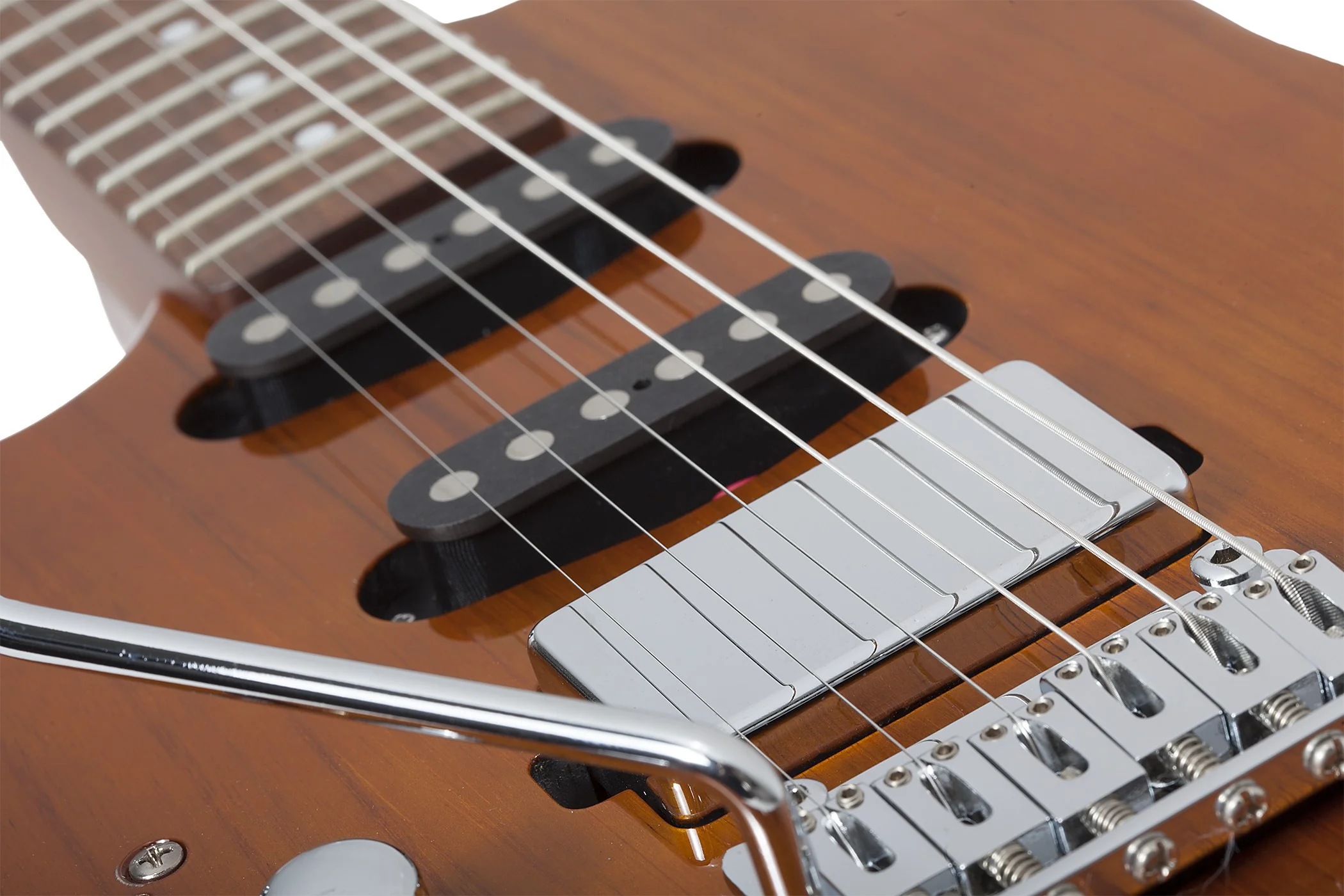 Schecter Traditional Van Nuys Left-Handed Electric Guitar - Gloss Natural Ash - Image 4