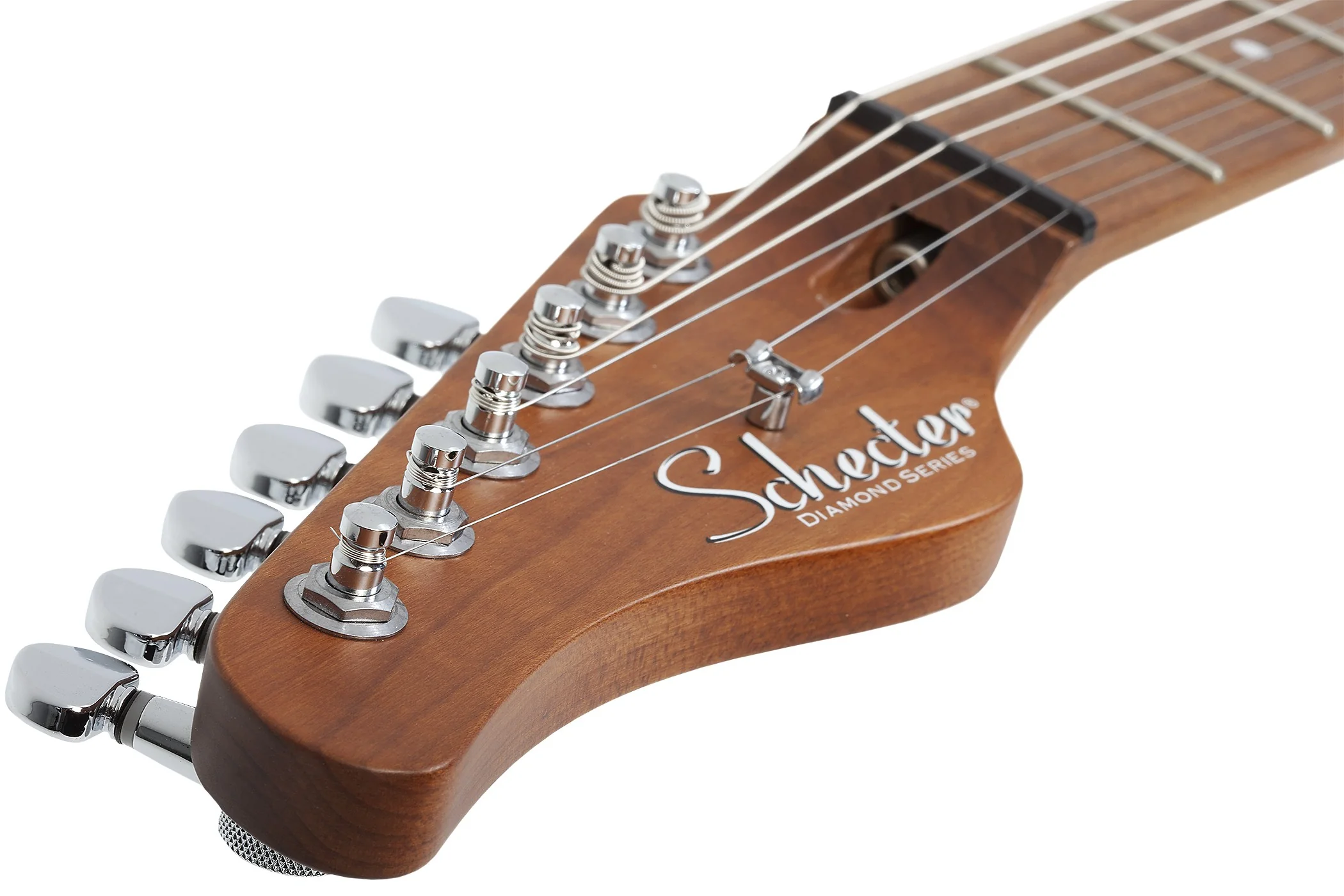 Schecter Traditional Van Nuys Left-Handed Electric Guitar - Gloss Natural Ash - Image 7