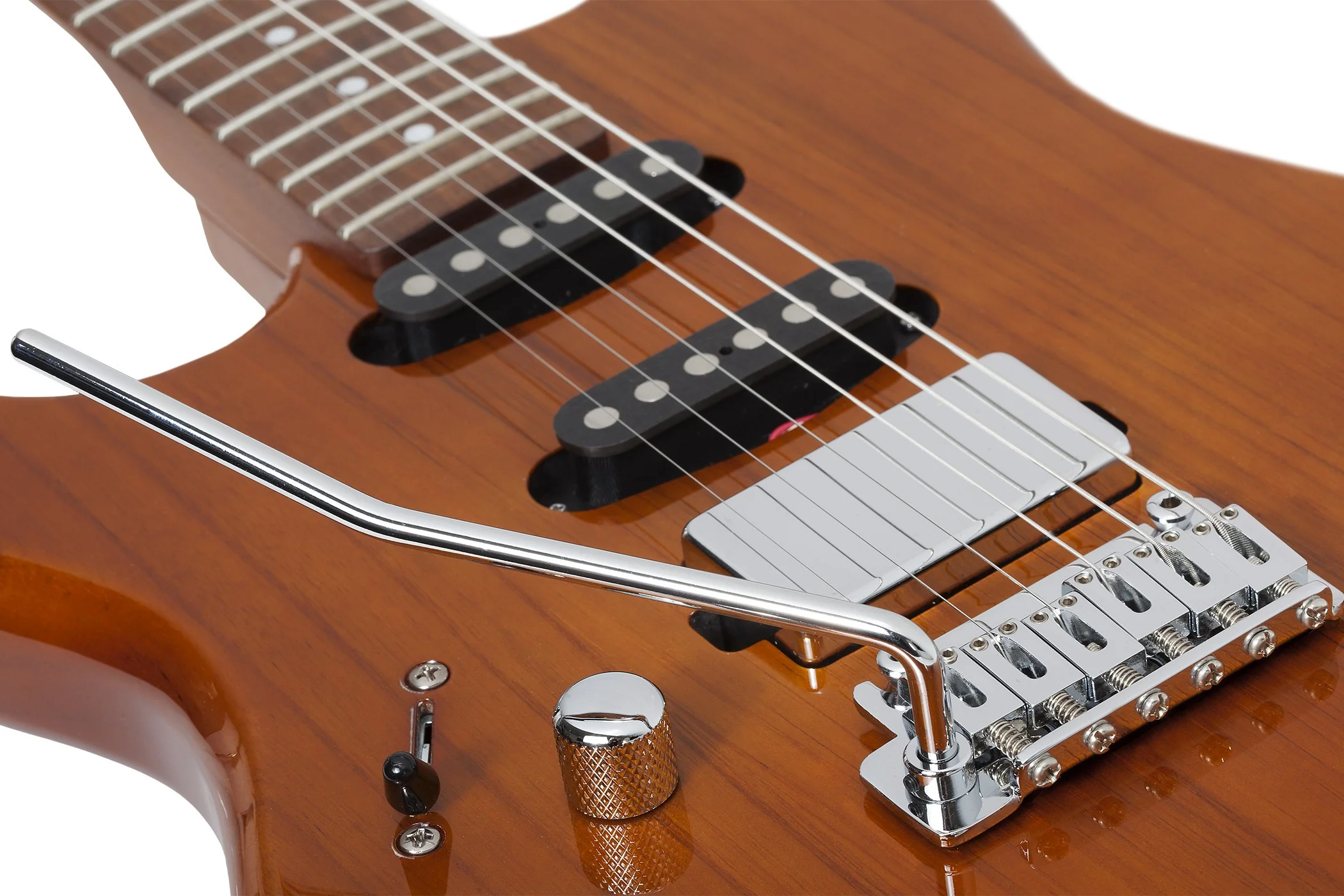 Schecter Traditional Van Nuys Left-Handed Electric Guitar - Gloss Natural Ash - Image 8
